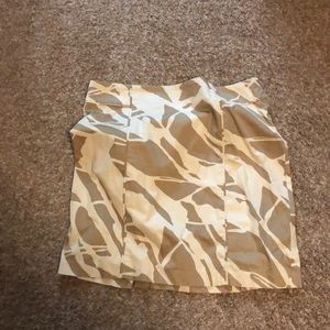 Cream/ tan skirt